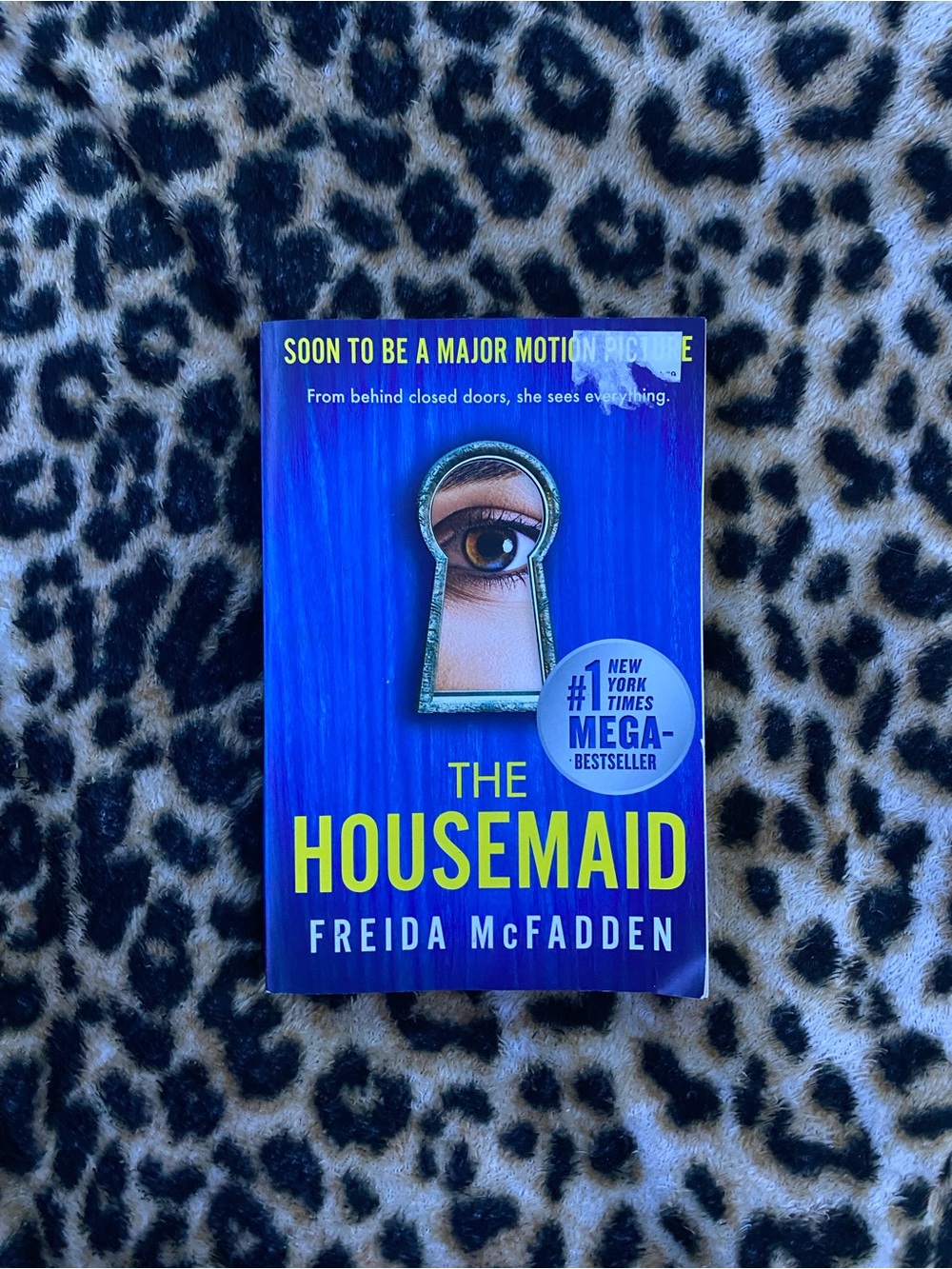 The Housemaid by Freida McFadden - Blue & Yellow Paperback